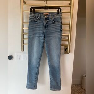 7 For All Mankind Light Blue Josefina Straight Leg Jeans, size 25